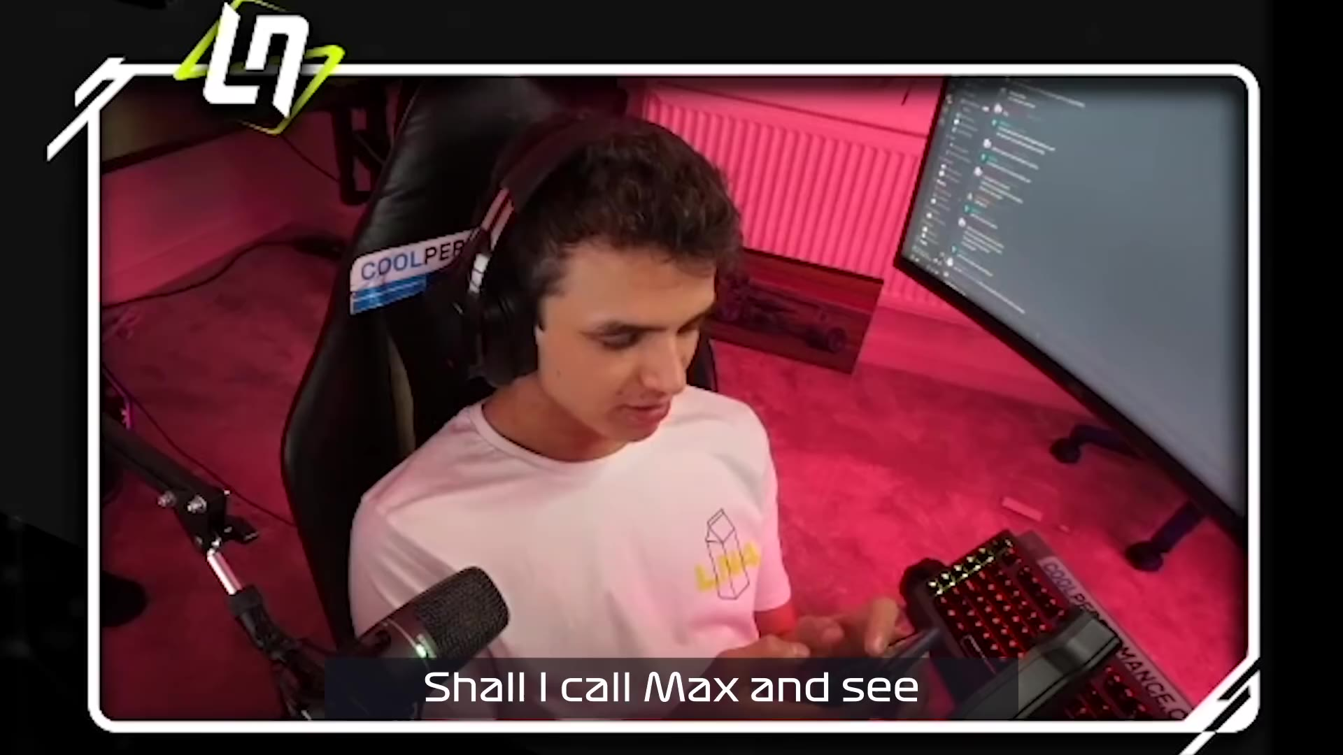 F1 2020巴林电竞,诺里斯:最后发车有什么建议?MAX:油门焊死,不要耸,第一个弯把他们干翻!
